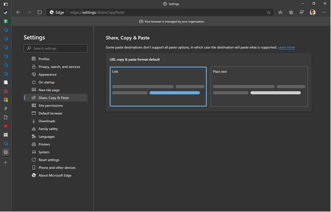 Microsoft упростит обмен web-ссылками в Windows 10