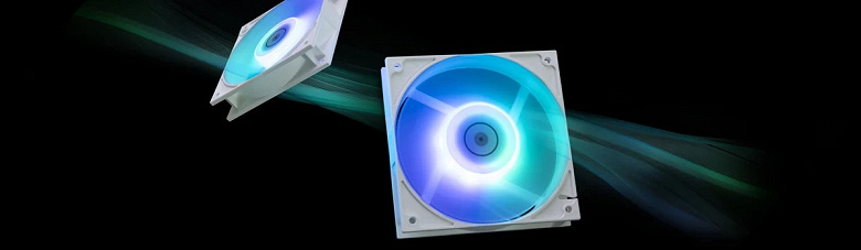 Представлены вентиляторы белого цвета EK-Vardar EVO 120ER D-RGB