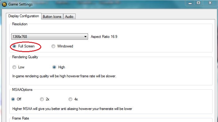 Настройки фифа 15 настройки полный экран