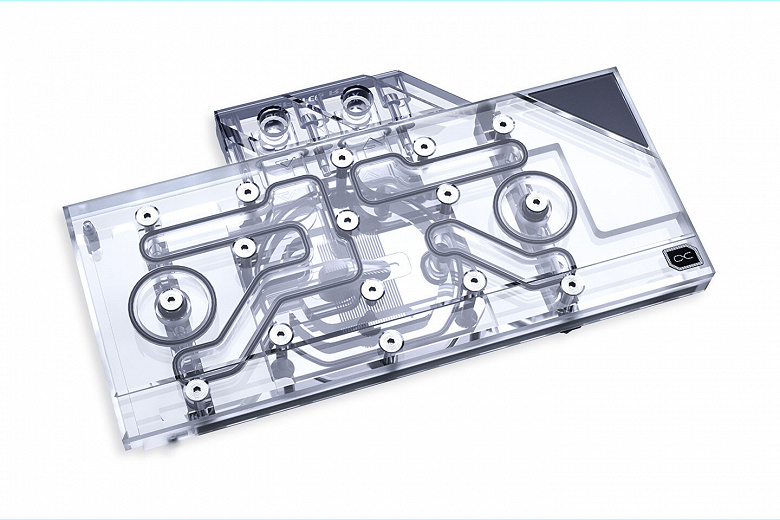 Водоблок Alphacool Eisblock Aurora Plexi GPX-N предназначен для видеокарт GeForce RTX RTX 3080 и RTX 3090 референсного дизайна