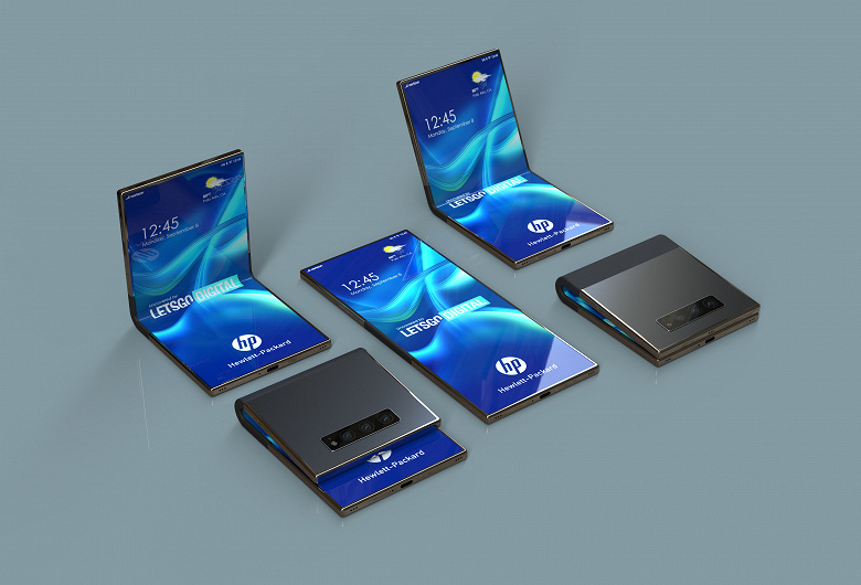 Раскладушка Hewlett-Packard с гибким экраном. Опубликованы качественные изображения