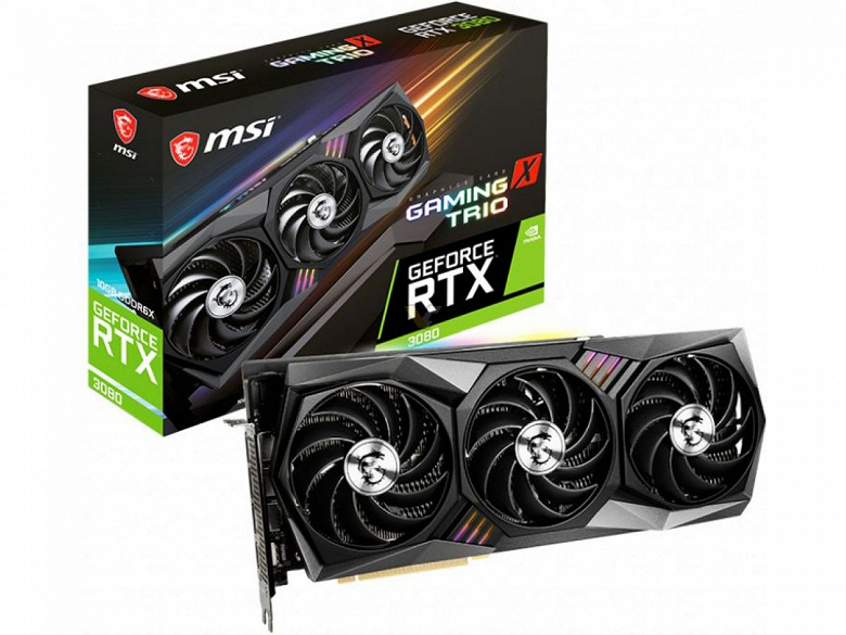 MSI изменила дизайн видеокарты GeForce RTX 3080 Gaming X Trio на фоне «конденсаторной проблемы»