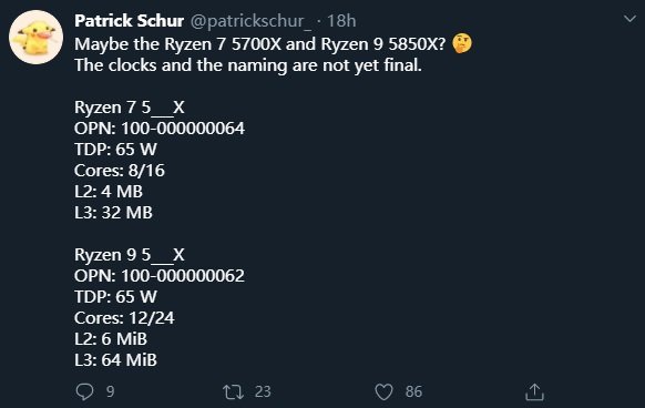 Новые процессоры AMD Ryzen 5000: 12-ядерный Ryzen 9 5850X и 8-ядерный Ryzen 7 5700X