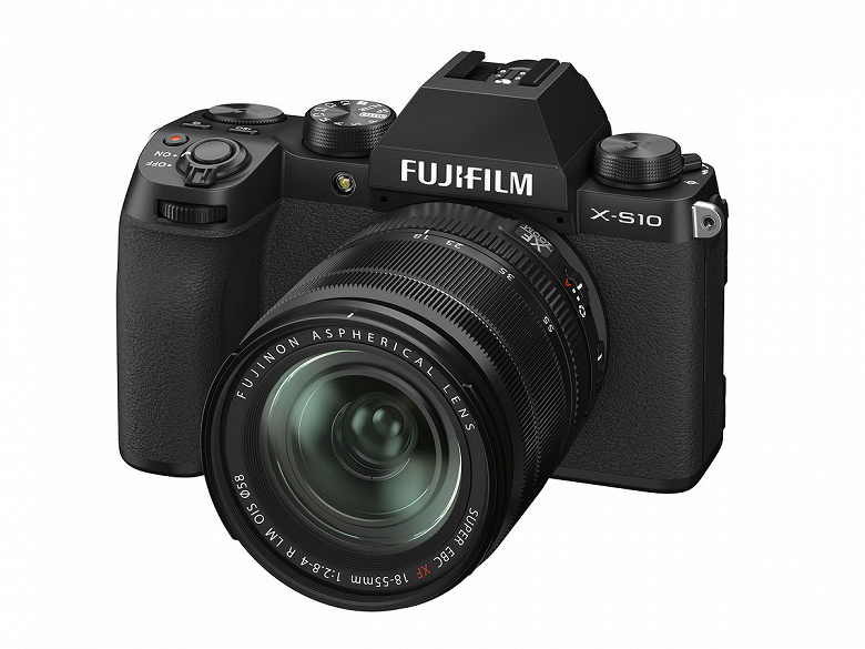 Представлена беззеркальная камера Fujifilm X-S10 формата APS-C