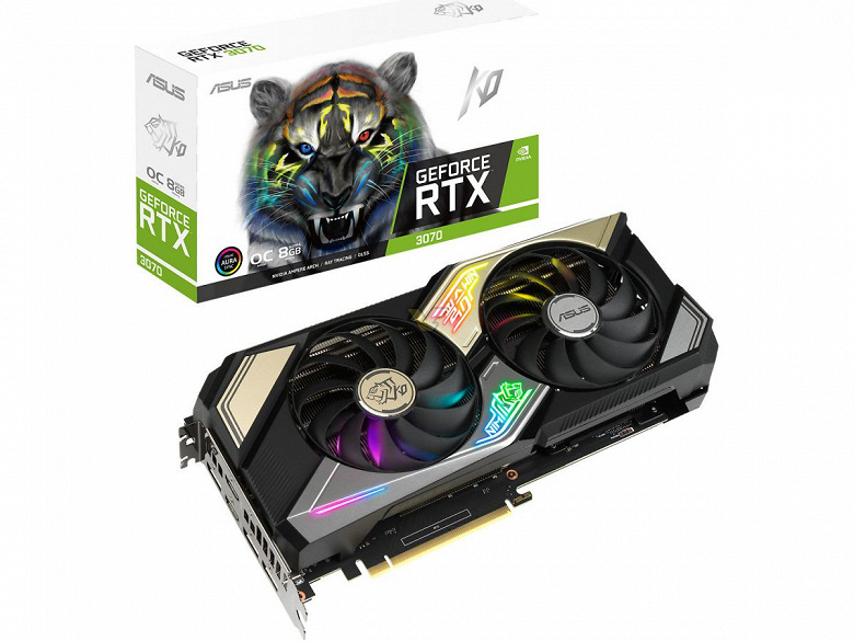КО — это не всегда Капитан Очевидность. Представлена видеокарта Asus GeForce RTX 3070 KO