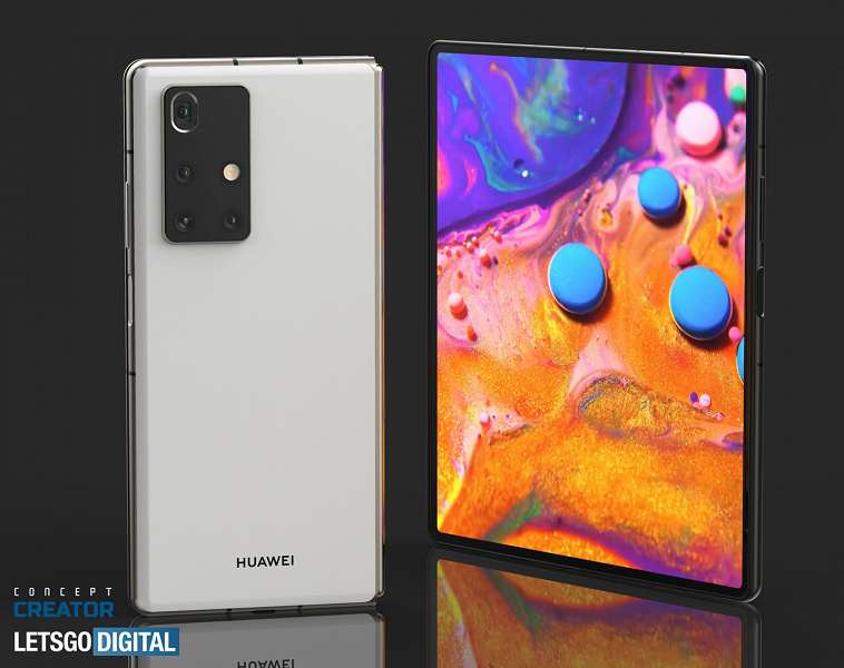 Huawei Mate X2 похож на Samsung Galaxy Z Fold 2. Новые изображения и видео на базе утечек