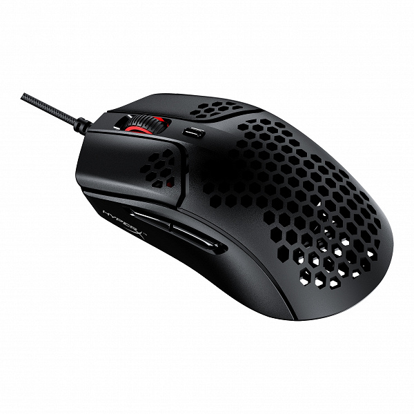 Корпус мыши HyperX Pulsefire Haste напоминает пчелиные соты
