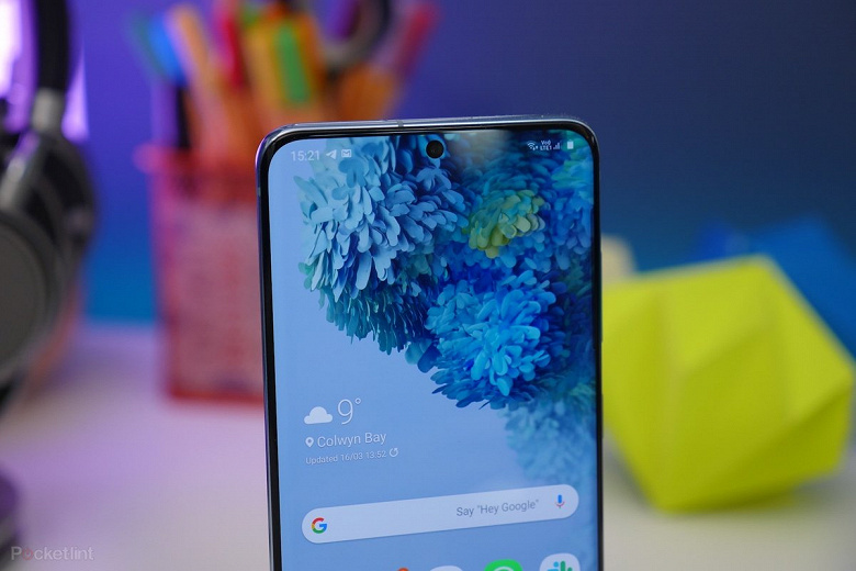 Samsung отказалась от подэкранной камеры в Galaxy S21