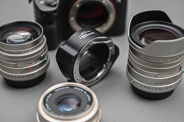 Адаптер MonsterAdapter LA-KE1 позволит устанавливать объективы с креплением Pentax K на камеры с креплением Sony E