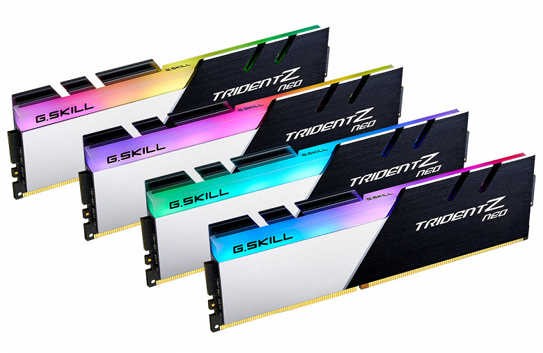 В серию G.Skill Trident Z Neo вошли модули памяти DDR4-4000 с задержками CL16