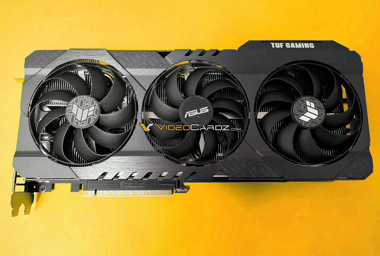 Появились изображения видеокарты Asus GeForce RTX 3060 Ti TUF Gaming OC