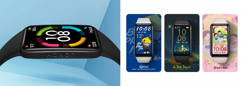 Представлен Honor Band 6 — первый в мире почти безрамочный фитнес-браслет