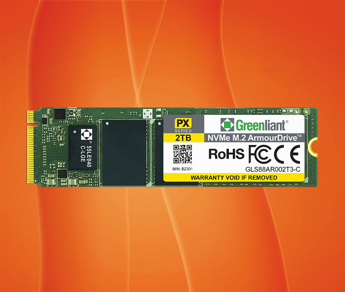 Твердотельные накопители Greenliant ArmourDrive 88 PX доступны в варианте, работающем в расширенном диапазоне температур