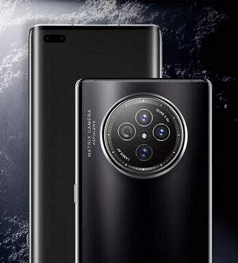 Huawei снова удивляет. Рендер Honor V40 с «часовой» матричной камерой во всей красе