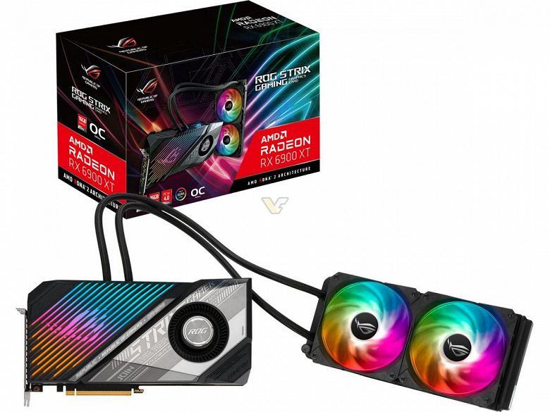 Больше $1600 за Radeon RX 6900 XT? Да, если речь идет об Asus Radeon RX 6900 XT ROG Strix LC