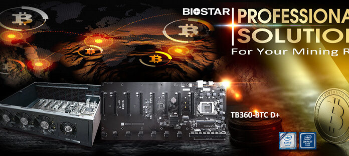 Системная плата Biostar TB360-BTC D+ предназначена для систем, добывающих криптовалюты