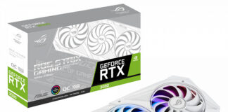 Asus выпускает сразу шесть моделей видеокарт белого цвета