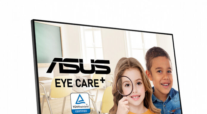 На рамки экранов и кнопки мониторов Asus VY249HE и VY279HE нанесено антибактериальное покрытие