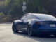 Прототип Tesla Model S с новым дизайном засняли вживую