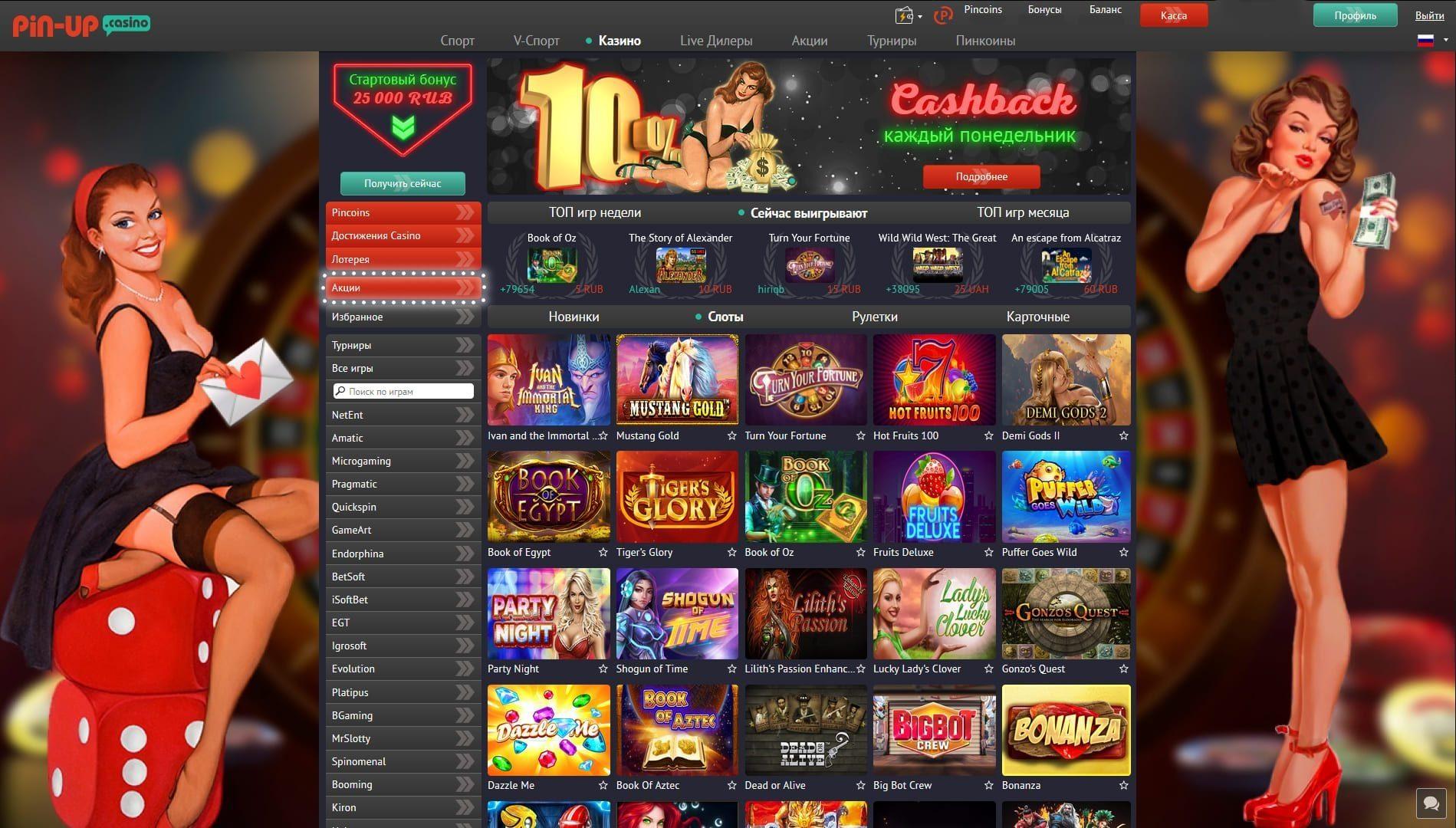 pin casino pinups website