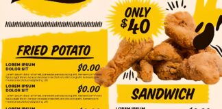 Печать меню: выбор материалов, форматов и технологий